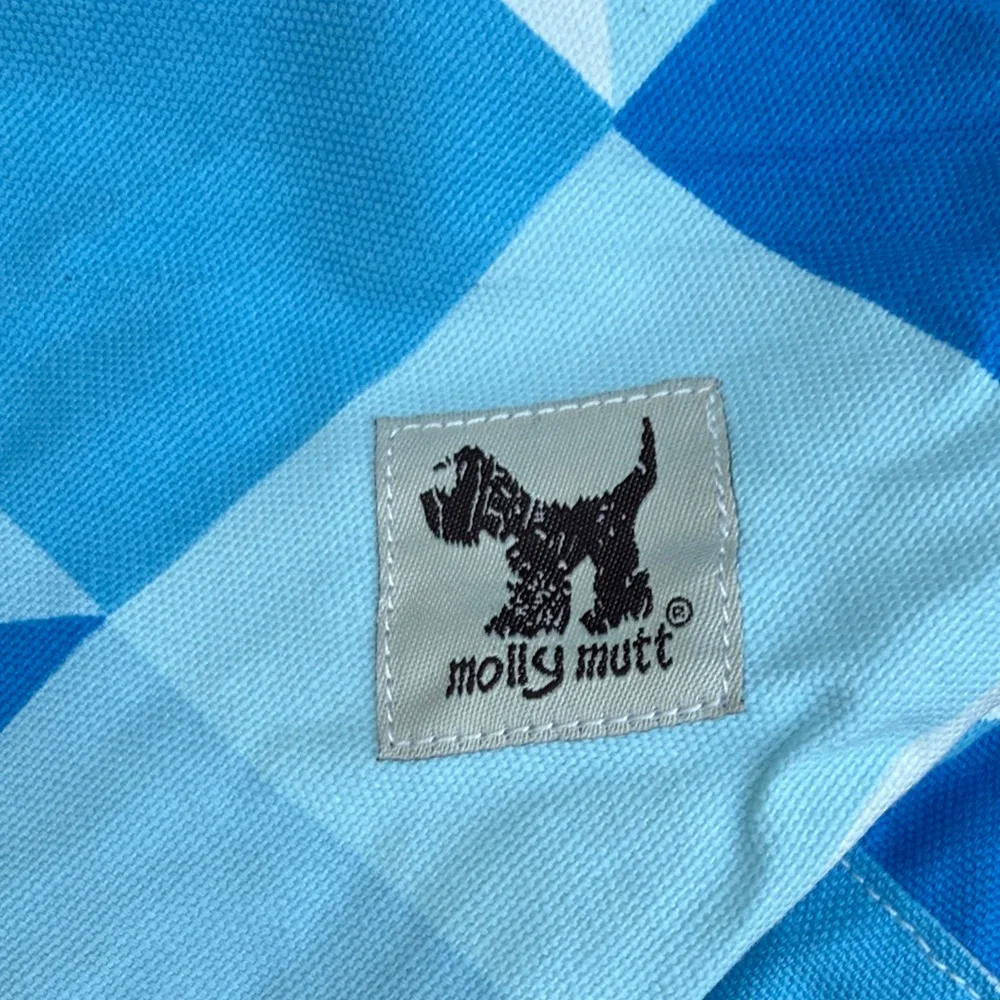 Blue Geometric Dog Bed Cover size small - Picture 3 of 4